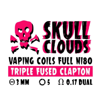 SKULL CLOUDS TRIPLE FUSED CLAPTON 0.17