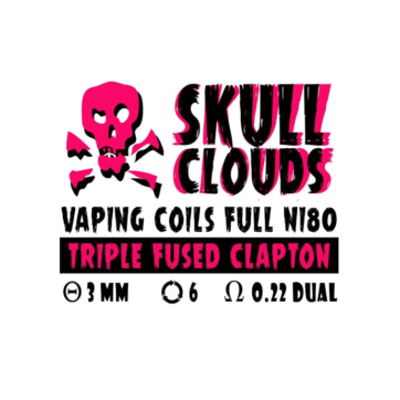 SKULL CLOUDS TRIPLE FUSED CLAPTON 0.22