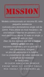 Resistencias Chino Vape Mission17 - Imagen 2