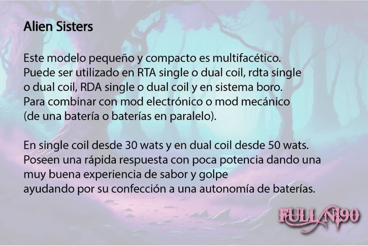 Resistencias Chino Vape Sisters - Imagen 2