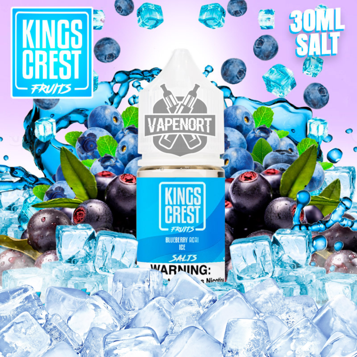 Kings Crest Fruits Blueberry Acai Ice Salt - Imagen 2
