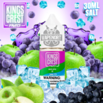 Kings Crest Fruits Grape Apple Ice Salt - Imagen 2